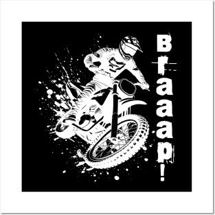 Motocross Braaap! Posters and Art